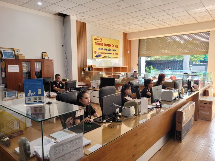 Không gian làm việc tại Phong Thành